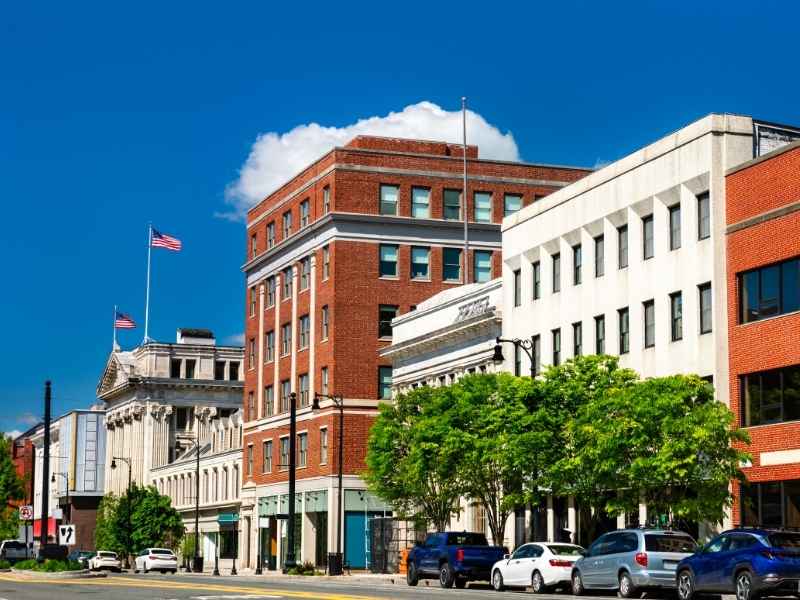Historic commercial buildings reviewed before an ALTA title survey for an adaptive reuse project in San Francisco California.